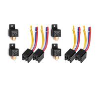 Kznifmk 2X Relè Auto con Fascio, Relè 5 Pin 80 On/Off Normalmente Aperto, Presa Relè SPDT JD2912-1Z-12VDC 80 un 14