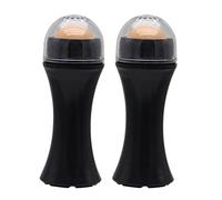 Kznifmk 2X Rullo Vulcanico Controllo 'Olio Rolling Stone Matte Makeup Strumento per la Cura Della Pelle del Viso Rullo per L'Assorbimento 'Olio per la Pulizia del Viso Palla