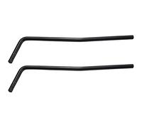 Kznifmk 2X Tremolo Braccio Vibrato Stile di Inserimento Diretto di Chitarra Elettrica - Cromo - Nero