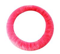 Kznifmk 3 Pezzi/Set di Super Sterzo Auto Manicotto Ruota Freno Manuale Inverno e Copertura di Velocità Manicotto Seggiolino Auto Accessori Interni, 38Cm, Rosa