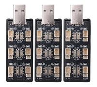Kznifmk 3 x 1S LiPo - Batteria per caricabatterie USB 3,7 V/4,20 V, 6 canali, 1 S, caricatore LiPo Micro-JST 1,25, JST-PH 2,0 MCX, connettori MCPX