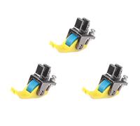 Kznifmk 3 x Macchina da Cucire Industriale Universale in Pelle Rullo Ruota Piede di Auto Piastra Tessuto Spessore Abbigliamento Pied-de-Biche A