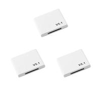 Kznifmk 3 x Ricevitore Audio Bluetooth 5.1 30 Pin A2DP Musica Mini Adattatore senza per Altoparlante Analogico Jack 30 Pin Bianco