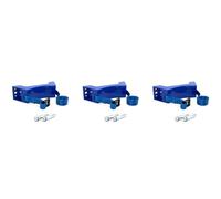 Kznifmk 3 x Supporto Cilindro Montato Porta Bottiglia di Gas Porta Bottiglia di Gas ABS per Camping-Car Camping-Car RV Caravana, Blu