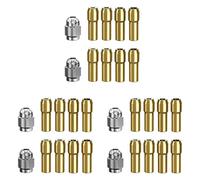 Kznifmk 30 Pezzi Morsetto In per, Sostituzione 4485 Set Di Utensili Per Dado di Foratura Rotante A Cambiamento 0.8/1.2/1.5/1.8/2.0/2.4/3.0/3.2mm