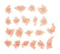 Kznifmk 32 pezzi per dirti perché ti amo - Puzzle a forma di cuore in legno, come illustrato. Regalo di puzzle di compleanno in legno per moglie, marito, fidanzata
