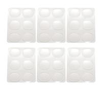 Kznifmk 36 Pezzi di Cuscinetti Gel per Ammortizzatori della Batteria Silicone Drums per Drums Tone Control-Clear