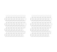 Kznifmk 360 Pezzi a Sublimazione Sfusa, Bianco a Sublimazione a trasferimento di Doppio Lato, Adatto per Fai da Te a