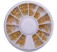 Kznifmk 3D Hollow Nail Art Decoration Forme Miste Geometria Suggerimenti D' Diy Nail Art Strumenti Moda Decorazione Unghie Xy- 15