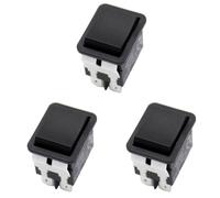 Kznifmk 3X Interruttore a bilanciere, HY12-9-3 6 Pin Interruttore a bilanciere Elettrico Industriale 125 V/250 V Pulsante