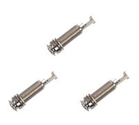 Kznifmk 3X Jack Barilotto di Chitarra Filettato Uscita Ingresso Lungo Mono 1/4 Pollice