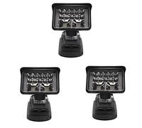 Kznifmk 3X Lampada da Lavoro LED Torcia Elettrica Proiettore Lampada da Auto per Adattatore Batteria Li-ION 18V BL1815 BL1830-3 Pollici