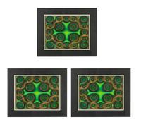Kznifmk 3X Pellicola di Visualizzazione Magnetica, Pellicola Di Visualizzazione di Campo Magnetico Verde 6 X 4 Pollice Display di Flusso Magnetico, Detettore di Campo Magnetico, Riutilizzabile
