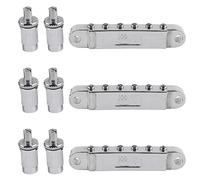 Kznifmk 3X Ponte per Chitarra Elettrica Tune-O- Roller Bridge Lp Made Nel Korea