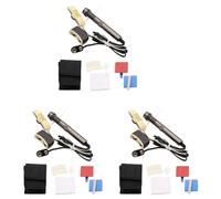 Kznifmk 3X Popolare Acustica Chitarra Pickup A-202 Chitarra Equalizzatore Piezo Amplificatore Sintonizzatore con Uscita Jack 6.35Mm (con Microfono)