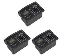 Kznifmk 3X Preamplificatore per chitarra acustica a 5 bande EQ Equalizzatore Amplificatore per chitarra acustica classica MeLange Digitale Sintonizzatore Sensore piezoelettrico coda