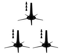 Kznifmk 3X Supporto Supporto Portatile in Metallo Pieghevole con 5 Piedi per Trombe