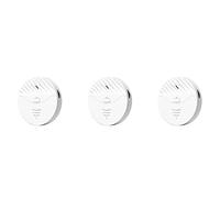 Kznifmk 3X Tuya Smart WiFi Allarme Porta e Finestra Sensore di Vibrazione Allarme Protezione di Sicurezza Funziona con, Smart Life (Bianco)