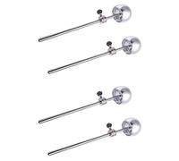 Kznifmk 4 Pezzi Grande Cassa Pedale Batterista In Lega di Alluminio Testa di Accessori Strumento Percussione,