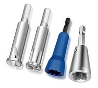 Kznifmk 4 Pezzi Strumento Twister per Trapano, Driver per Connettore Strumento Spelafili Twister per, Strumenti Spelafili Rapidi per Cavi