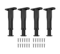 Kznifmk 4 piedini di supporto per telaio da letto regolabili (8,3-14,5 pollici), doghe centrali del telaio, supporto pesante per telaio/divano/sedia/tavolo, installazione facile