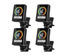 Kznifmk 4 Pz Accordatore di Chitarra Ricaricabile Clipser per Chitarra, Basso, Kit di Accessori per Ukulele Costume da Violino per Professionista o Principiante