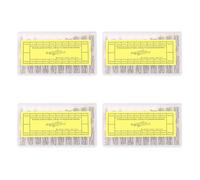 Kznifmk 4 Scatola Set di Strumenti per la Riparazione Kit di Cinturini per Cinturino Assortimento Perno di Attrito Pin Fermagli Cinghie Braccialetti Estremità per Rivetti 10mm-28mm