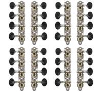 Kznifmk 4 Set 4L4R Mandolina Tuning Pegs Macchina HeadsString Tuning Pegs per 8 Corde Mandolina Strumenti Accessorio