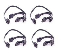 Kznifmk 4 x Cavo di alimentazione 5Pin 1 a 3 dispositivi 4 pin Molex IDE 5P PSU per refrigeratore Master V550 V650 V700 V750 V850 V1000 V1200