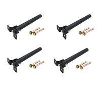 Kznifmk 4 x Supporto per piattaforma di fila di barre a T da installare sul pavimento o su un supporto da parete per l'equipaggiamento di ginnastica di esercizi di barre di bilanciere, 25 mm