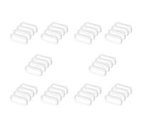 Kznifmk 40 Pezzi a Matita Trasparente Grande Capacità Penna Trasparente Sacchetto di Matite PVC Penna Matita Sacchetti Scivolanti