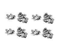 Kznifmk 40 pezzi gabinetto molla di carico ferro diritto fibbia ribaltabile fermo 45 mm lunghezza
