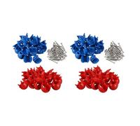 Kznifmk 40 Pezzi Rete di Corda da arrampicata 16 Mm Connettore in Plastica Fibbia a Rete Accessori per Arrampicata Parti di Corda Altalena Altalena Esterna
