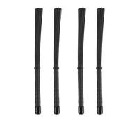 Kznifmk 4pcs Telescopica Spazzole Bastoni in Nylon Percussione per di Stick Jazz