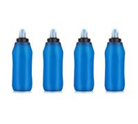 Kznifmk 4X 500 ML Filtro Acqua Bottiglia Filtro Acqua Paglia Dolce Pieghevole Sacchetto di Acqua Filtrata Esterna per Sport Campeggio Escursionismo Ciclismo
