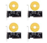 Kznifmk 4X Adattatore di Scheda di Estensione Pci 25 Pin Parallelo Pci a Parallelo Scheda Controller Porta Db25