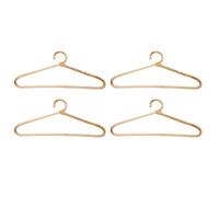 Kznifmk 4X Appendiabiti in Rattan, Organizzatore di Indumenti, Appendiabiti per Adulti in Rack, Appendiabiti per La Decorazione della Stanza.