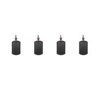 Kznifmk 4X Collana con Pendente con Rocce Vulcaniche Anti Emf Ciondolo con Protezione dalle Radiazioni Energia Quantum Bio Science Negativi