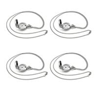 Kznifmk 4X Modelli di Coppia Moda Quarzo Retro Lotus Fiore Blu Orologio Da Tasca