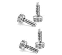 Kznifmk 4X Pistone a Molla retrattile a Mano con Maniglia zigrinata Perni di Sblocco Tipo M6 In Acciaio Inox per Cassetta degli Strumenti Rotolamento B