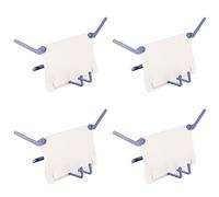 Kznifmk 4X Supporto di Musica Dello Strato ABS del Supporto di Musica da Tavolo Pieghevole Applicabile per Il Violino del Piano Della Chitarra Strumento Musicale Universale