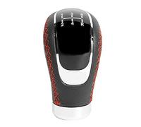Kznifmk 5 6 Pomelli Cambio nel Pelle PU con Cambio Manuale Universale Set Pomello Cambio Manuale per Cambio Auto