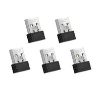 Kznifmk 5 x Adattatore WiFi 6 AX286 802.11Ax 2.4 GHz, Driver gratuito, Scheda di rete USB per computer Win7/10/11, Mini ricevitore WiFi