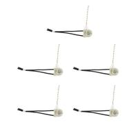 Kznifmk 5 x Illuminazione da soffitto Ventilatore Interruttore con catena di trazione 3 A 250 VAC 6 A 125 VAC
