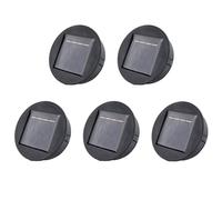 Kznifmk 5 x scatola luminosa a LED rotonda di ricambio a energia solare Smart Garden custodia a batteria solare cellulare solare caricabatterie poli Li-ION