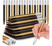 Kznifmk 50 Penne Microblading Matite Sopracciglio Manuali Forniture Microblading Strumenti a Mano Microblading in Alluminio per Cosmetici Durevole Installazione Facile da Usare