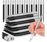 Kznifmk 50 Penne Microblading Matite Sopracciglio Manuali Forniture Microblading Strumenti a Mano Microblading in Alluminio per Cosmetici Durevole Installazione Facile da Usare