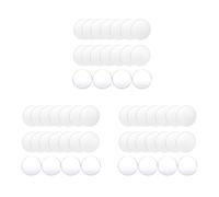 Kznifmk 54 Pezzi Disco Acrilico Trasparente 4 Pollici Cerchio Foglio Acrilico Cerchio Spessore Tondo Acrilico Bianco Pannello Acrilico per fai da te