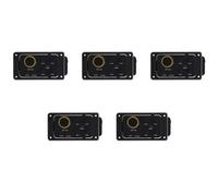 Kznifmk 5X -10B Pickup per Chitarra Preamp Equalizzatore A 4 Bande EQ Con Accordatore Hard Bridge Pickup Piezo per Chitarra 36 E 38 Chitarra Acustica Con Coperchio Terminale