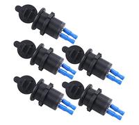 Kznifmk 5X 12V-24V Presa di Corrente USB Dual USB 2.1 V 2.1A Impermeabile per Auto